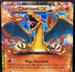 Pokemon Charizard EX XY17 JUMBO Black Star Promo HP - Image 3