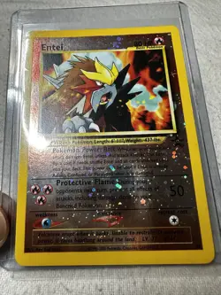 Pokemon TCG Entei Wizards Black Star Promos 34 Holo Promo #244-mint Condition - Image 1