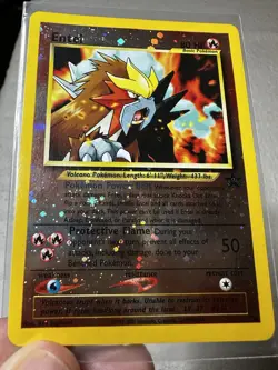 Pokemon TCG Entei Wizards Black Star Promos 34 Holo Promo #244-mint Condition - Image 4