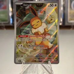NM! Eevee Pokemon Promo SVP 173 Black Star - Prismatic Evolutions - Image 1