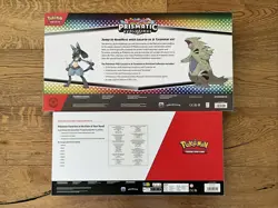 Costco Pokemon S&V Prismatic Evolutions MINI TINS & Lucario Ex Tyranitar Ex NIB - Image 4