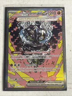 Pokemon Prismatic Evolutions - Cornerstone Mask Ogerpon EX - SIR - 160/131 - Image 1