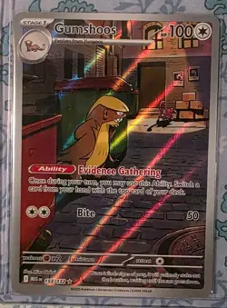 Gumshoos 153/132 Illustration Rare Pokemon Mega Evolution NM/M - Image 1
