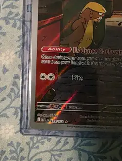 Gumshoos 153/132 Illustration Rare Pokemon Mega Evolution NM/M - Image 3