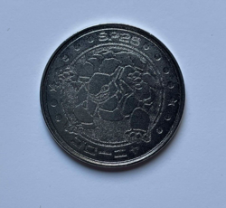 Graveler Pokemon Rare Vintage Meiji Battle Coin Metal Japanese - 1999 - Image 1