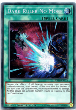 Dark Ruler No More - TN19-EN014 - Prismatic Secret Rare - Limited Edition Yugioh - Image 1