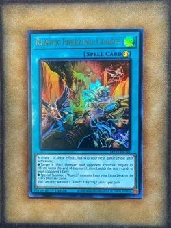 Yugioh Runick Freezing Curses MP23-EN245 Ultra Rare 1st Ed NM - Image 1