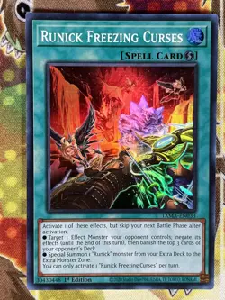 Yugioh Runick Freezing Curses TAMA-EN033 Single - Image 1