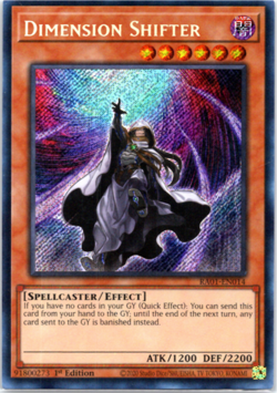 Dimension Shifter - RA01-EN014 - Secret Rare 1st Edition Yugioh - Image 1