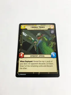 Admiral Trench Jump to Lightspeed Star Wars Unlimited Card # 14/262 - Image 2