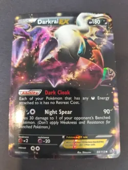 Darkrai EX 88/113 Legendary Treasures Ultra Rare Holo Pokemon Card - HP - Image 5