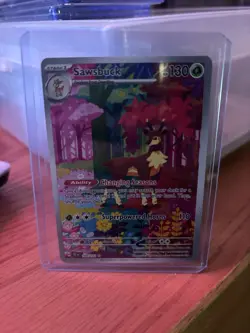 Pokemon TCG Sawsbuck Card 166/162 SV05: Temporal Forces NM Condition - Image 1