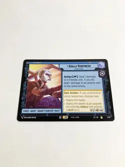 Asajj Ventress Jump to Lightspeed Star Wars Unlimited Card # 1/262 - Image 1