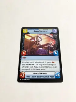 Asajj Ventress Jump to Lightspeed Star Wars Unlimited Card # 1/262 - Image 2