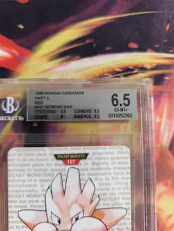 Pokemon Card Hitmonchan Monsters collection Carddass Japan BGS Beckett 6.5(8.5) - Image 4