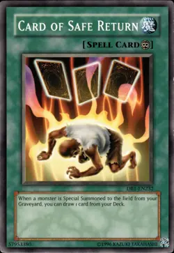 Card Of Safe Return - DB1-EN232 - LP - YuGiOh - Image 1