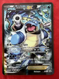 Pokemon TCG Blastoise EX Promo Holo Rare Card XY122 - Image 1