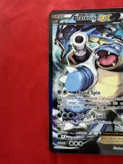 Pokemon TCG Blastoise EX Promo Holo Rare Card XY122 - Image 3