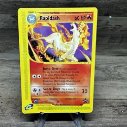 Pokemon Card Rapidash Black Star Promo #51 2002 Vintage WOTC - Image 1