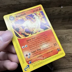 Pokemon Card Rapidash Black Star Promo #51 2002 Vintage WOTC - Image 3