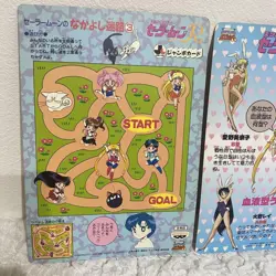 Rare. Sailor Moon Jumbo Card Mizuno Ami Tsukino Rabbit - Image 4
