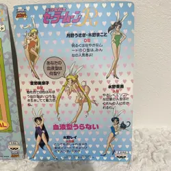 Rare. Sailor Moon Jumbo Card Mizuno Ami Tsukino Rabbit - Image 5