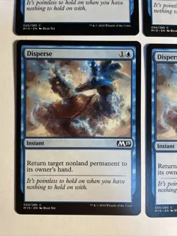 4x Mtg Core Set 2019 M19 Disperse NM Magic The Gathering - Image 2