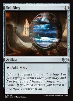 Sol Ring 0094 Non Foil Uncommon Duskmourn Commander MTG Near Mint - Image 1