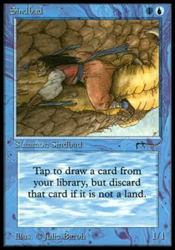 MTG English Sindbad NM Normal Arabian Nights - Image 1