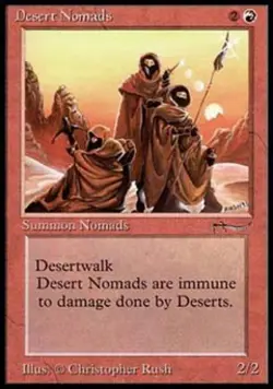 MTG English Desert Nomads NM Normal Arabian Nights - Image 1