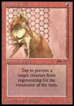MTG English Hurr Jackal NM Normal Arabian Nights - Image 1