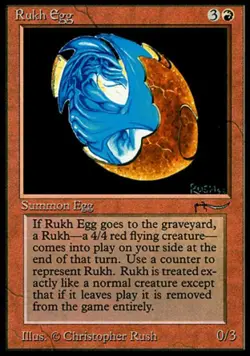 MTG English Rukh Egg (light circle) NM Normal Arabian Nights - Image 1