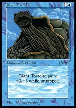 MTG English Giant Tortoise (light circle) NM Normal Arabian Nights - Image 1
