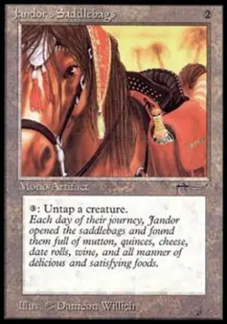 MTG English Jandor's Saddlebags NM Normal Arabian Nights - Image 1