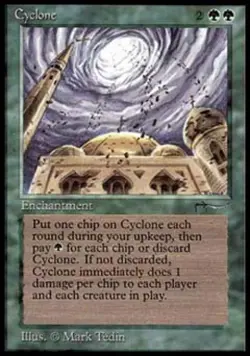 MTG English Cyclone NM Normal Arabian Nights - Image 1