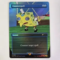 Counterspell Secret Lair Drop Series (SPONGEBOB) FOIL MTG - Image 1