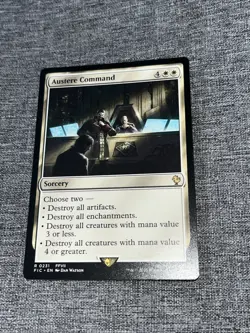 Austere Command - FIC 0231 NM/M- MTG Magic Non Foil - Image 1