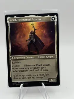 Cecil, Dark Knight MTG Final Fantasy R 0091 Non-Foil NM Pack Fresh - Image 2