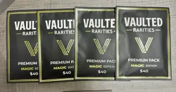 Mtg Vaulted Rarities Mystery Pack 4xLot Black Pack Premium Search Dual Lands - Image 1