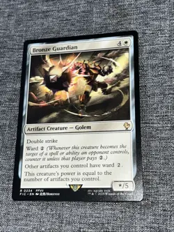 Bronze Guardian - FIC 0234 NM /M- MTG Magic Final Fantasy Non Foil - Image 1