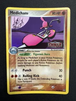 Medicham 34/108 Power Keepers Reverse Holo Pokemon - Image 1