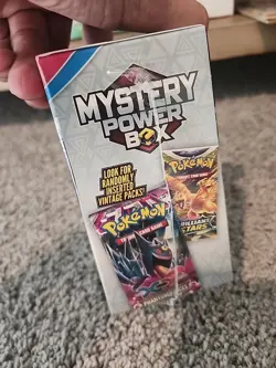 Pokemon Mystery Power Box 5 Booster Packs Factory SEALED Chase Pack 1:10 Neo - Image 4