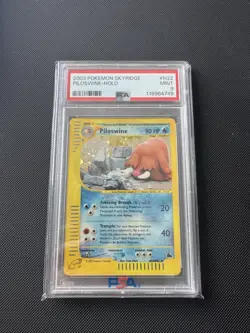 Pokemon Piloswine Holo Rare Skyridge #H22 PSA 9 Mint - Image 1