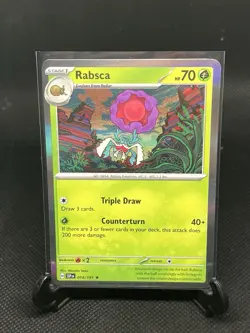 NM Rabsca 014/191 SSP EN Holo Rare Pokemon Surging Sparks 2024 - Image 1