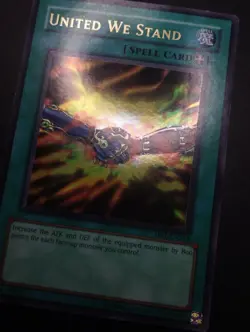 YUGIOH 2004 | UNITED WE STAND | DB1-EN244 | 1ST REPRINT | EX-VG | ULTRA RARE - Image 5