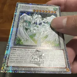 *** STARDUST DRAGON *** QUARTER CENTURY SECRET RARE TN23-EN016 YUGIOH! NM - Image 1