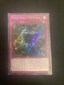 Yugioh! True King's Return BLMM-EN176 Secret Rare 1st Ed PACK FRESH - Image 1