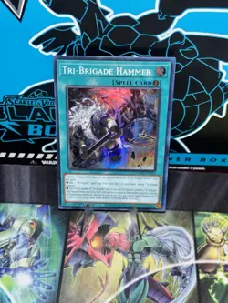 Yugioh! Tri-Brigade Hammer DOOD-EN068 Super Rare 1st Ed NM - Image 2
