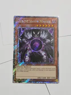 Yugioh! Caius the Shadow Monarch (Platinum Secret Rare) RA03-EN194 - Image 1