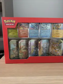 Pokemon Prismatic Evolutions 8 Mini-Tins with Promo Cards Costco 2-pack IN HAND - Image 2